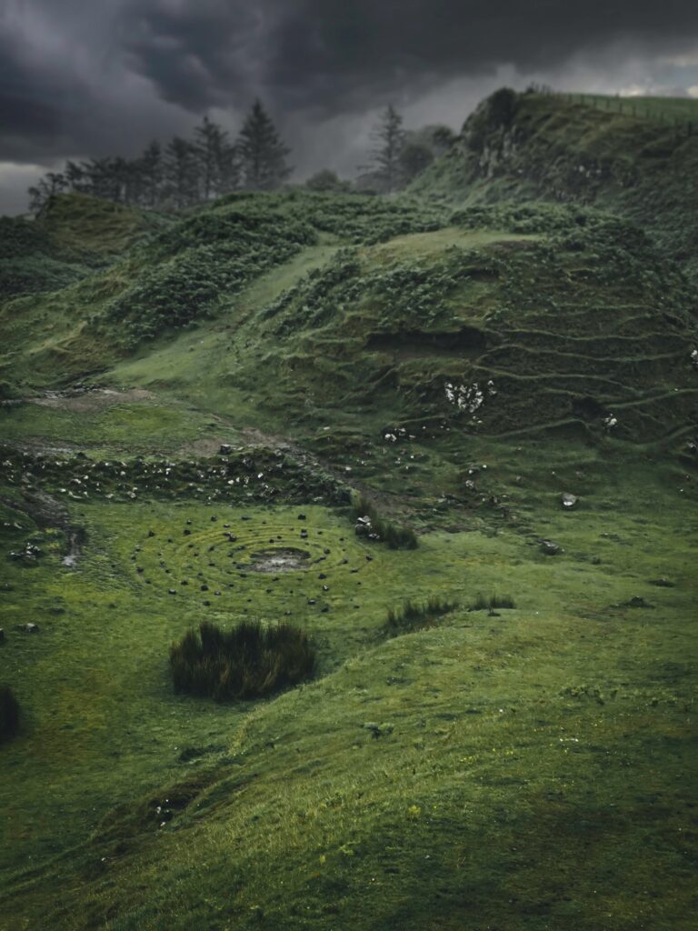 Dark Clouds gathering on Fairy Glen